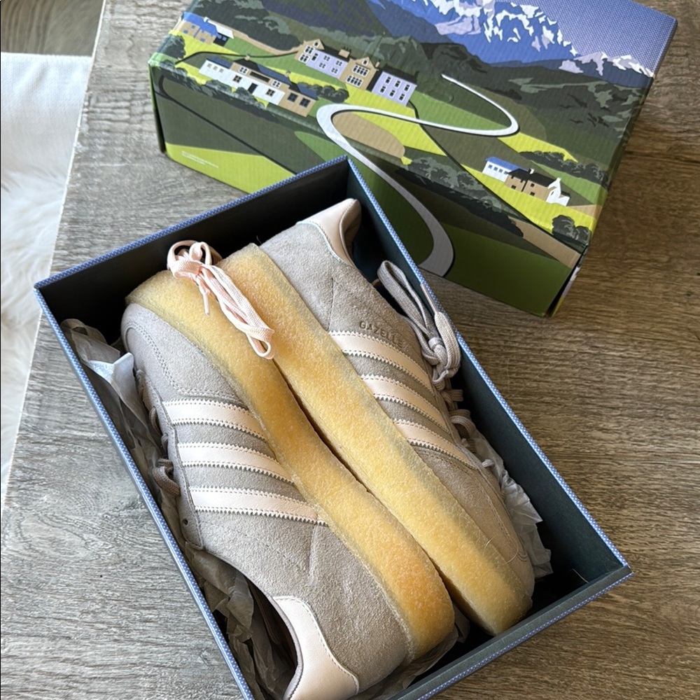 Adidas Suede Sneakers with Gum Soles